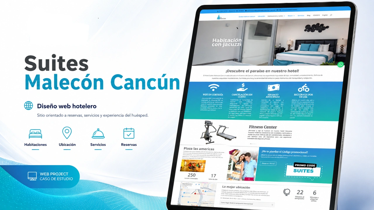 💻 Website - Suites Malecón Cancún